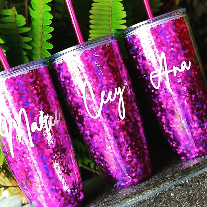 Vaso Glitter 800ml