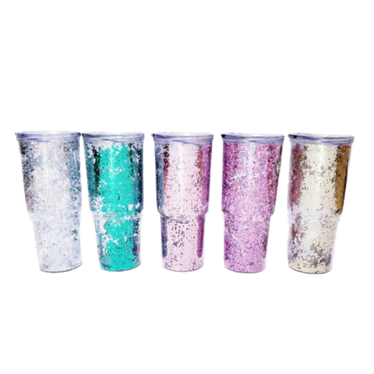 Vaso Yeti glitter