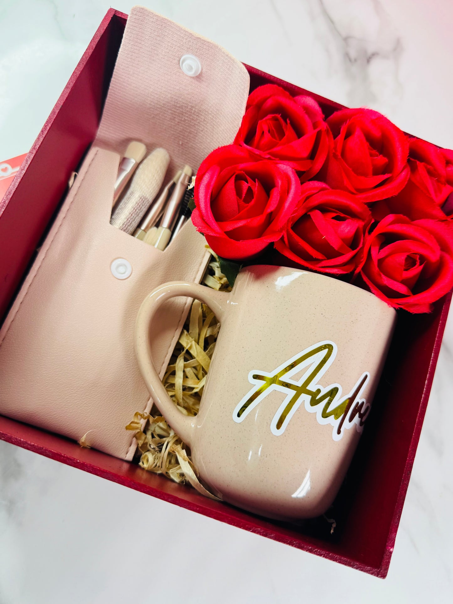 Box Taza con Flores