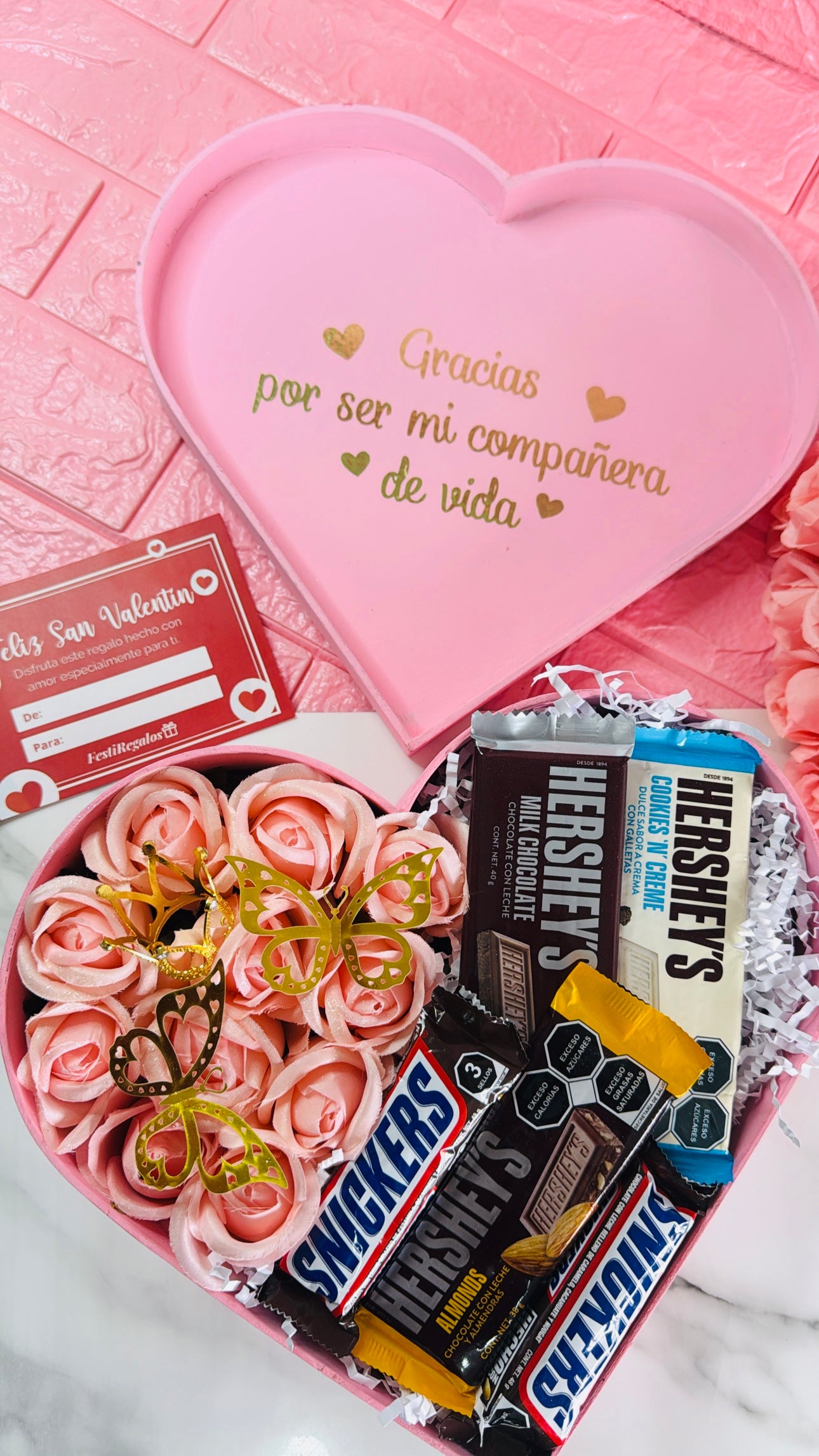 Box Corazón con Chocolates