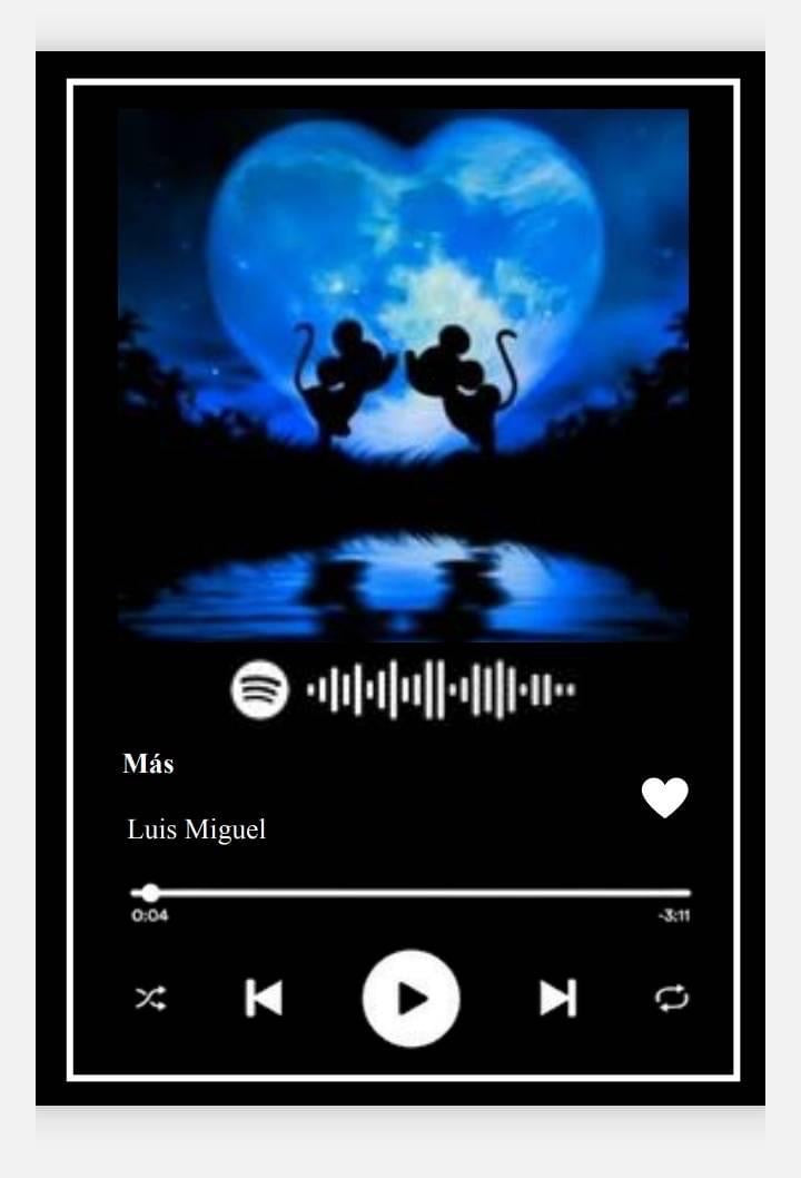 Cuadro Spotify Carta