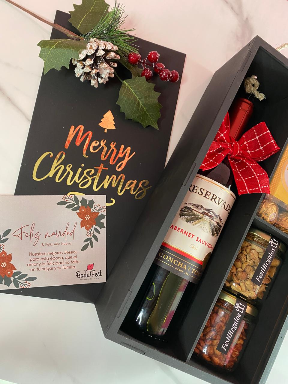 Giftbox Madera Vino